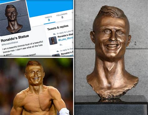 Cristiano Ronaldo statue: Shocking bust is savagely trolled online ...