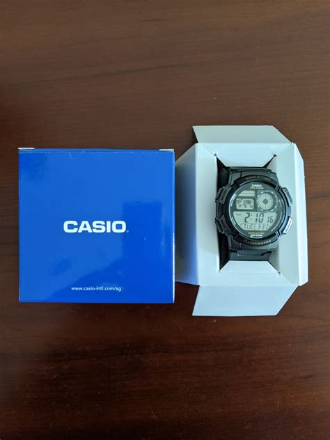 Casio World Time Digital Watch, Men's Fashion, Watches on Carousell