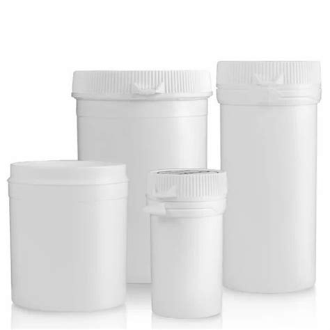 White Hdpe Snaplock Containers, Round, Capacity: 50 - 200 Ml, Rs 2 ...