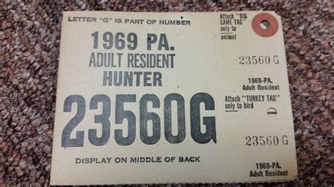 Old PA Hunting License | Page 2 | The HuntingPA.com Outdoor Community