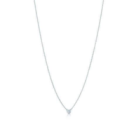 Diamond Pendant Necklace in Sterling Silver | Elsa Peretti® | Tiffany & Co.