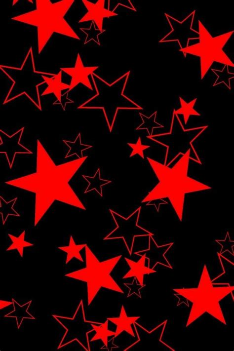 Red Stars Wallpaper