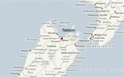 Nelson New Zealand Map - TravelsFinders.Com