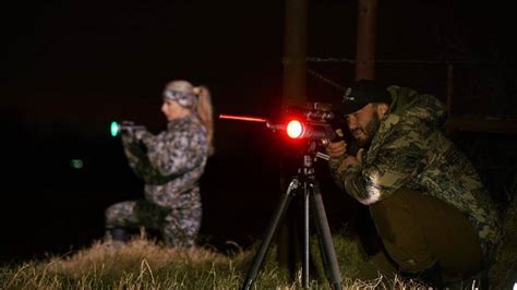 Nighttime Coyote Hunting Rifle Setup - Coyote Light