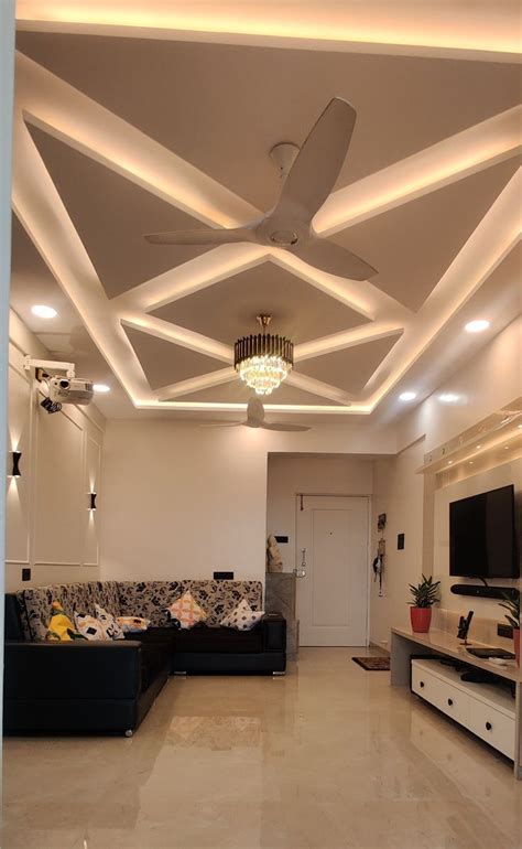 Modern Living Room False Ceiling Design