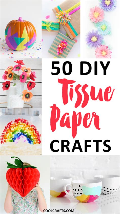 Tissue Paper Crafts: 50 DIY Ideas You Can Make With the Kids • Cool Crafts