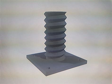 STL file Adjustable foot・Model to download and 3D print・Cults