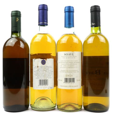 Assorted Italian White Wines 4x75cl | Wine Auctioneer