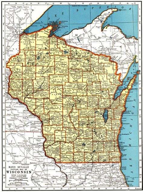 Wisconsin Map