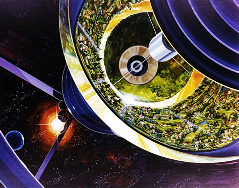 This '70s Artist Painted Our Future in Space - Science Friday