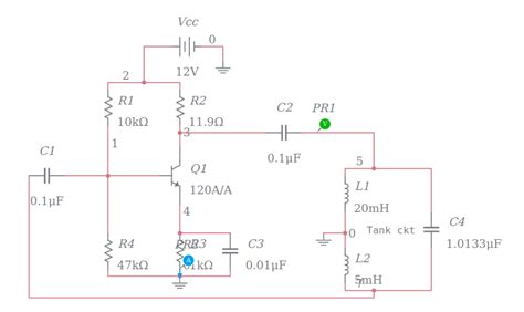 Copy of Hartley Oscillator - Multisim Live