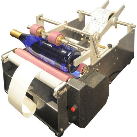 Adjustable Semi-Automatic Bottle Label Applicator Machine