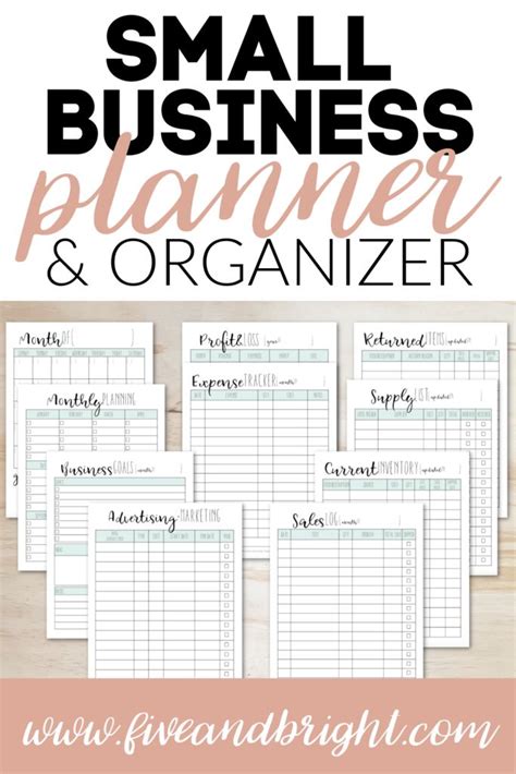 Free Business Planner Printables