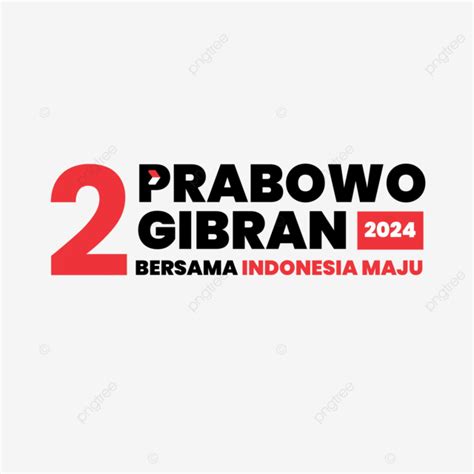 Logotipo De Prabowo Gibran Vetor PNG , Candidato Presidencial Prabowo ...