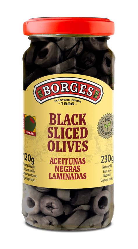 Black pitted olives - Borges