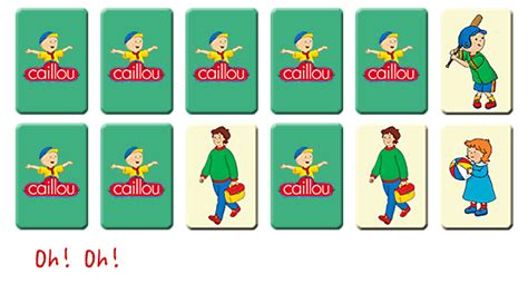 Caillou: Memory Game : WGBH; PBS : Free Download, Borrow, and Streaming ...