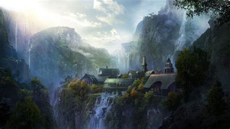 Baixar Lord The Rings Pics Showbizlol | Fantasy landscape, Landscape ...