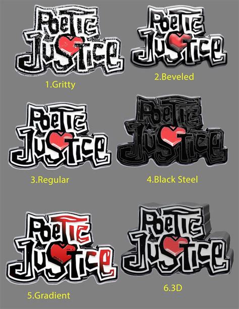 Poetic Justice Logo - Etsy