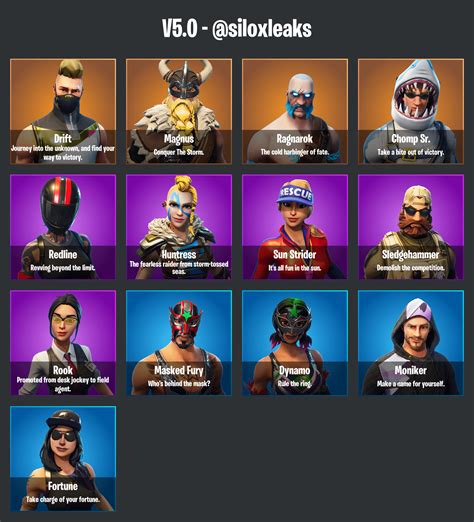 Fortnite Season 5 Skins & Items Leaks | GameGuideHQ