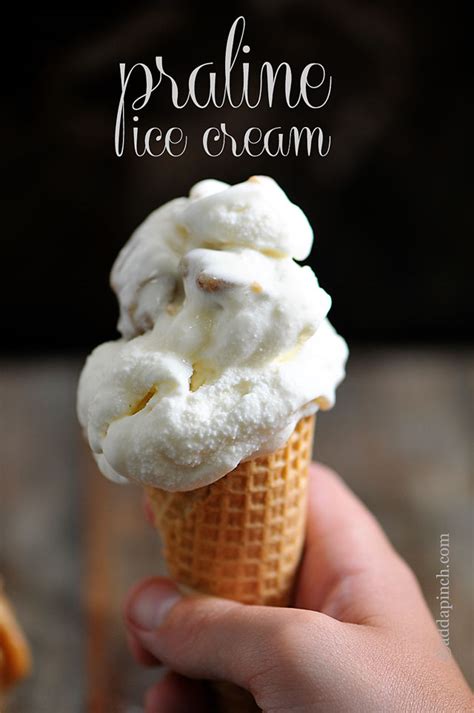 Praline Ice Cream Recipe - Add a Pinch