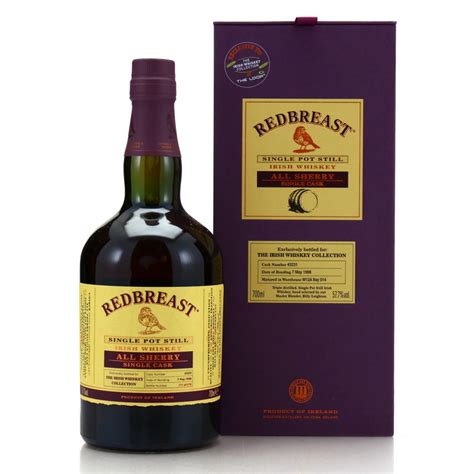 Redbreast 1998 All Sherry Single Cask #43231 / Irish Whiskey Collection ...