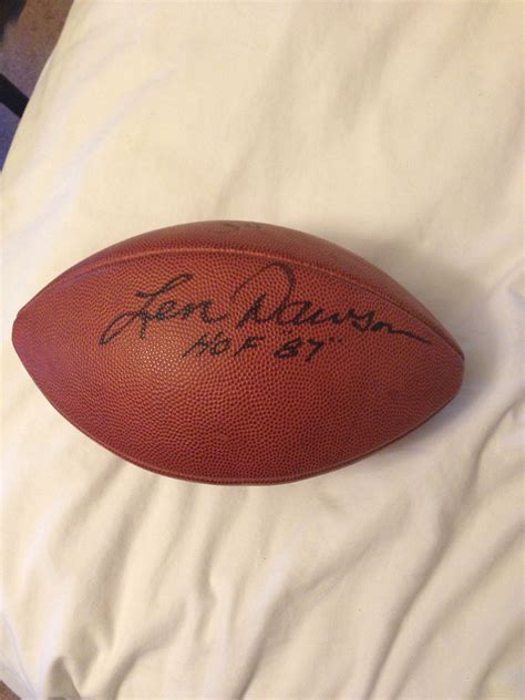 Len Dawson autograph from when I met him at Price Chopper in ...