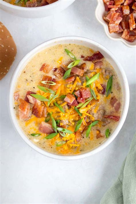 Instant Pot Cheeseburger Soup with Bacon - One Pot Only — easy recipes ...