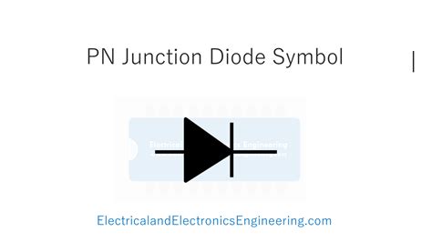 PN Junction Diode Symbol - Electrical and Electronics Engineering