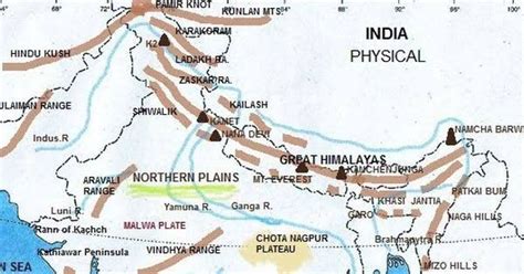 Geography Map, Physical Geography, Geography Lessons, Himalayas Map ...