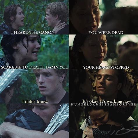 Awww katniss really loves peeta (With images) | Hunger games quotes ...