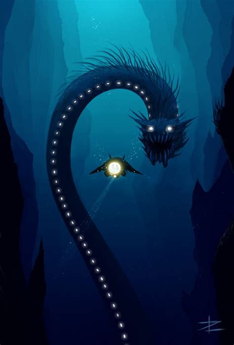 Deep Sea by Tyrus88 on deviantART | Sea monster art, Sea creatures art ...