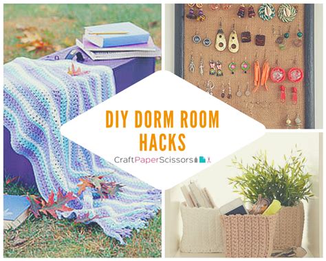 Dorm Room Hacks: 14 DIY Dorm Room Ideas