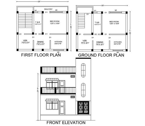 Ground And First Floor Plan - floorplans.click