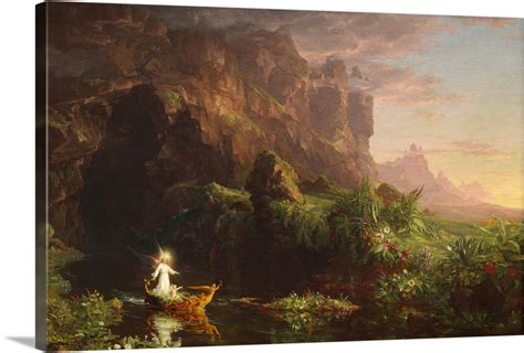 The Voyage of Life: Youth, by Thomas Cole, 1842, American painting Wall ...