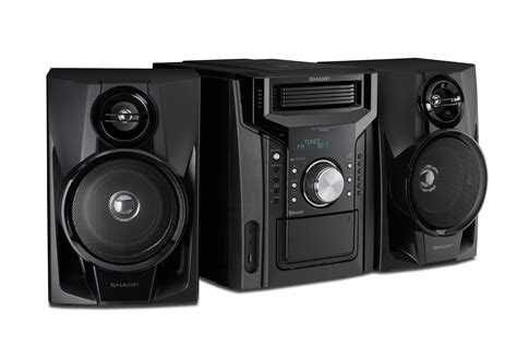 Sharp CD-BH950 240W 5-Disc Mini Shelf Speaker System with Cassette ...