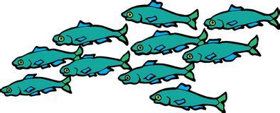 School Of Fish Clipart - ClipArt Best