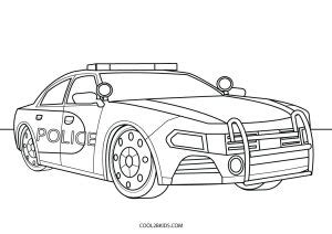 Free Printable Police Car Coloring Pages For Kids