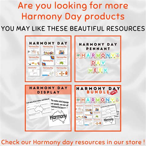 Harmony Day Posters Harmony Week Display Wall Decor - Etsy