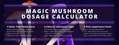 Magic Mushroom Dosage Calculator - Smartific.com