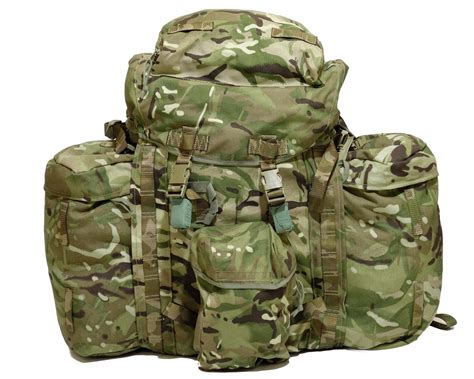 British Army Surplus Long and Short back bergen rucksack MTP camo ...