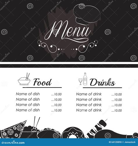 Menu icons design stock vector. Illustration of symbol - 64120890