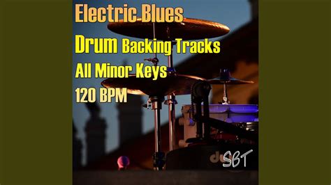 Electric Blues DRUM Backing Track B Minor 120 BPM - YouTube