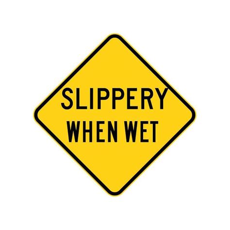 Slippery When Wet Sign Vector .eps .svg .dxf & 1 .png Vinyl - Etsy Canada