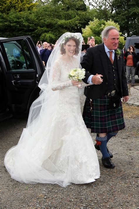 Rose Leslie's Modest Lace Wedding Dress Is Fit For a Queen . . . of the ...