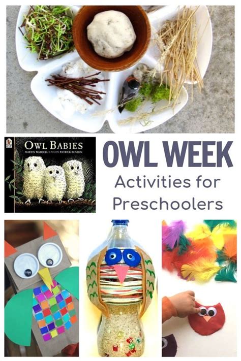 Owl Themed Activities for Preschoolers Featuring Owl Babies | Preschool ...