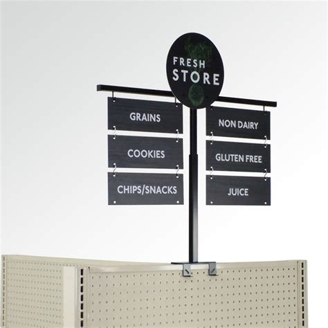 SKYLINE Large Hanging Store Aisle Directory, Metal Look, Free Design ...