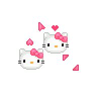 hello kitty cute pink heart Cursors