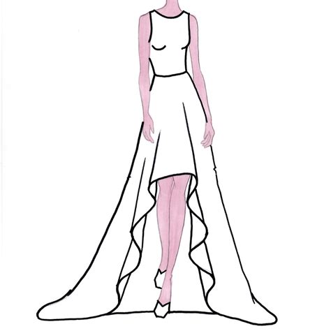 Simple Dress Drawing at GetDrawings | Free download