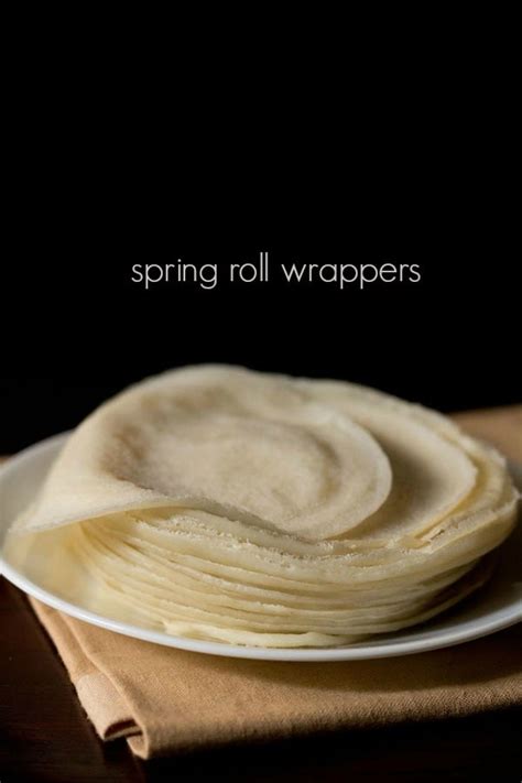 spring roll wrapper recipe, easy homemade spring roll wrappers recipe