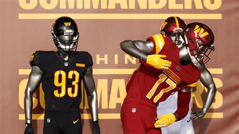 A closer look at the Washington Commanders' new logos, uniforms - NBC ...